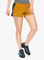 Odzież trekkingowa damska - Spodenki turystyczne damskie Salewa Pedroc 2 DST Shorts - brown/black - miniaturka - grafika 1