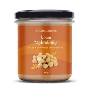 Krem Makadamia 100% Keto Centrum - Słodkie kremy i masła - miniaturka - grafika 1