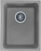 Zlewozmywaki - Zlewozmywak granitowy Kernau KGS U 45 1B Grey Metallic - miniaturka - grafika 1