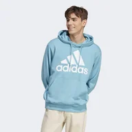 Bluzy sportowe męskie - Bluza męska adidas Essentials French Terry Big Logo Hoodie - miniaturka - grafika 1