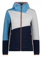 Kurtki damskie - CMP Kurtka hybrydowa w kolorze niebiesko-granatowym - miniaturka - grafika 1