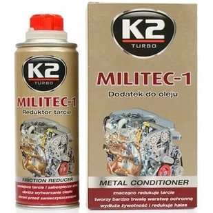 K2 Dodatek do oleju silnikowego poprawiający smarowanie MILITEC 0,25L MILITEC-1 - Płyny eksploatacyjne do aut K2 Dodatek do oleju silnikowego poprawiający smarowanie MILITEC 0,25L MILITEC-1 - Płyny eksploatacyjne do aut - miniaturka - grafika 2