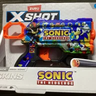 Zabawki militarne - XShot XSHOT žaislinis šautuvas Sonic The Hedgehog 8vnt., asort., 36679 - miniaturka - grafika 1