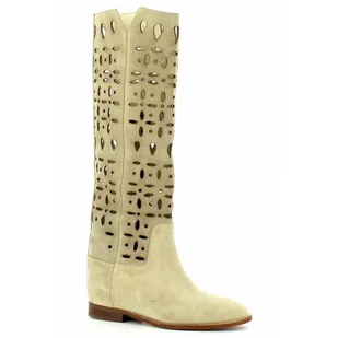 Ażurowe kozaki damskie CARINII - Carinii - Kozaki damskie - miniaturka - grafika 1