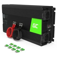 Przetwornice samochodowe - Green Cell Przetwornica Green Cell 12V na 230V Modyfikowana sinusoida 1500W INV25 - miniaturka - grafika 1