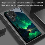 Etui i futerały do telefonów - TEMU Etui na telefon: zielone etui na telefon Aurora dla mężczyzn, kompatybilne z for Samsung S25 Ultra/S25/Galaxy S24/S24 FE/S24 Plus/S24 - miniaturka - grafika 1