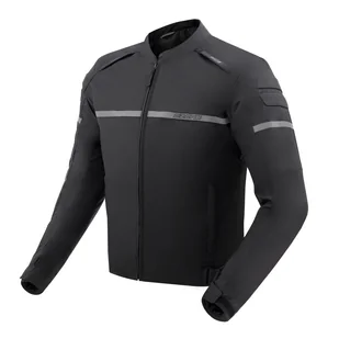 Kurtka tekstylna wodoodporna Ozone Rider Black - Odzież motocyklowa - miniaturka - grafika 1