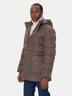 Kurtki męskie - Geox Kurtka zimowa Leitan M5628B T3266 F1432 Beżowy Regular Fit - miniaturka - grafika 1