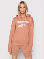 Bluzy damskie - Reebok Bluza Identity Logo HB2293 Różowy Oversize - miniaturka - grafika 1