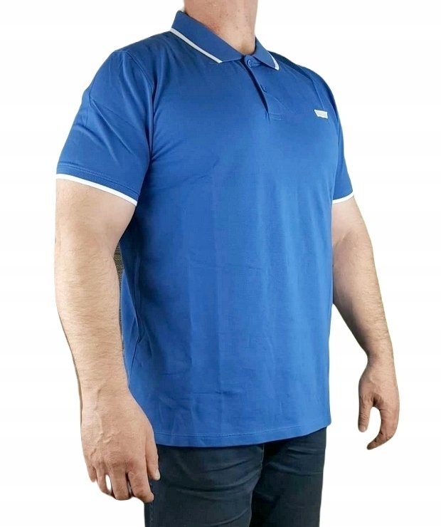 Koszulka Levi's -Slim Housemark Polo A48420008 -niebieska oryg. Levis - 2XL