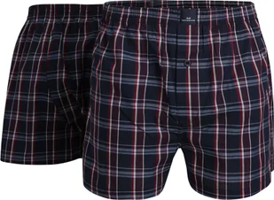 GÖTZBURG Bokserki męskie 2 pack - Poplin, czysta bawełna, zestaw bielizny Granatowy XL - Majtki męskie - miniaturka - grafika 1