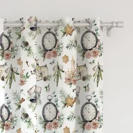 Zasłony - Zasłona WINTER wzór BN43 magiczny czas 150 x 200 cm tkanina zaciemniająca - miniaturka - grafika 1