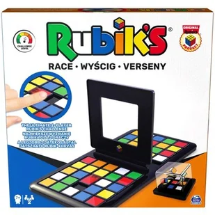 Rubik's Race kostka wyścig Rubika logiczna gra planszowa Spin Master - Łamigłówki - miniaturka - grafika 1