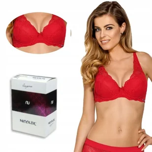 Nipplex biustonosz push-up Claudia czerwony 65D - Biustonosze - miniaturka - grafika 1