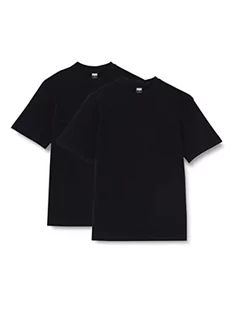 Urban Classics T-shirt męski, czarny + czarny, S - Koszulki męskie - miniaturka - grafika 1