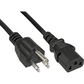 Kable miedziane - InLine 16650U kabel sieciowy, wtyczka USA na wtyczkę urządzenia zimnego C13, 0,5 m - miniaturka - grafika 1