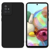 Etui i futerały do telefonów - Etui Cadorabo do Samsung Galaxy A71 4G w kolorze czarnym, silikonowe etui TPU na telefon komórkowy - miniaturka - grafika 1
