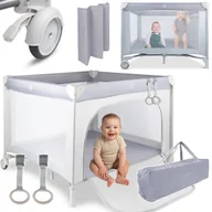 Łóżeczka i kojce - Kojec Turystyczny Składany Podróżny Łóżeczko dla Dziecka Materac Torba 2w1 ZONI - miniaturka - grafika 1