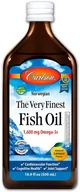 Suplementy naturalne - Carlson Labs - Olej Rybny, Pomarańcza, Płyn, 500 ml - miniaturka - grafika 1