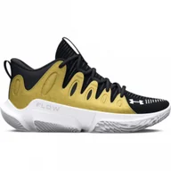 Buty sportowe damskie - Buty do koszykówki uniseks Under Armour UA Flow Breakthru 4 - złote - miniaturka - grafika 1