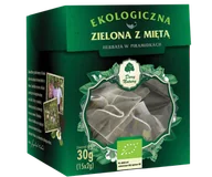 Herbata - ZIELONA herbata z miętą w piramidkach DARY NATURY - miniaturka - grafika 1