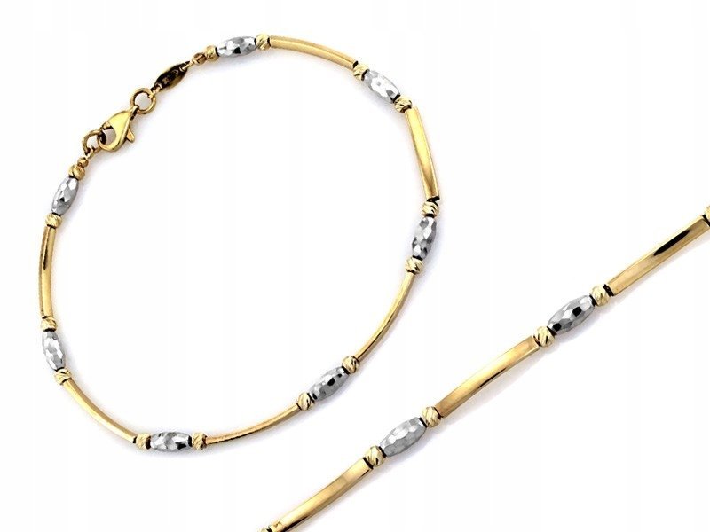 Bransoletka złota dla kobiety 375 nowoczesna elegancki design