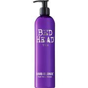 Szampony do włosów - Tigi Bed Head Dumb Blonde Purple Toning Shampoo fioletowy szampon tonujący do włosów blond 400 ml - miniaturka - grafika 1