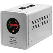 Zasilacze awaryjne UPS - QOLTEC ZASILACZ AWARYJNY PURE SINE WAVE UPS | 1000VA | 700W | STAŁA FAZA | SZARY - miniaturka - grafika 1