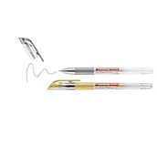 Długopisy - edding 2185 Wałek żelowy - złoty, srebrny (metaliczny) - 2 długopisy - 0,7 mm - długopis żelowy do pisania, rysowania, do mandali, bullet journals - żel kulkowy, długopis kulkowy - miniaturka - grafika 1