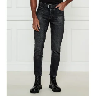 HUGO Jeansy 634 Tapered fit - Spodnie męskie - miniaturka - grafika 1
