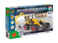 Zabawki konstrukcyjne - Alexander Mały konstruktor Profi Noah koparko ładowarka 5 w 1 - miniaturka - grafika 1
