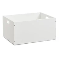Pudła i pojemniki do przechowywania - Zeller Skrzynia do przechowywania kolor biały 40x30x20 cm B00WWIIC7Q - miniaturka - grafika 1