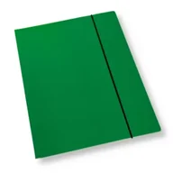 Teczki i skoroszyty - Penword Teczka A4 z gumką lakier zielona 350gsm (10szt) - miniaturka - grafika 1