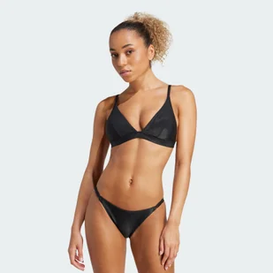 Prążkowana góra bikini Iconisea z wyjmowanymi wkładkami i trójkątnym krojem - Stroje kąpielowe - miniaturka - grafika 1