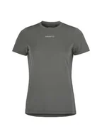 Koszulki i topy damskie - Craft Damska koszulka sportowa ADV Essence SS Tee 2 Granit – koszulka funkcyjna L ze strefami wentylacyjnymi – sportowy top z recyklingu na siłownię, jogę i trening na świeżym powietrzu - miniaturka - grafika 1