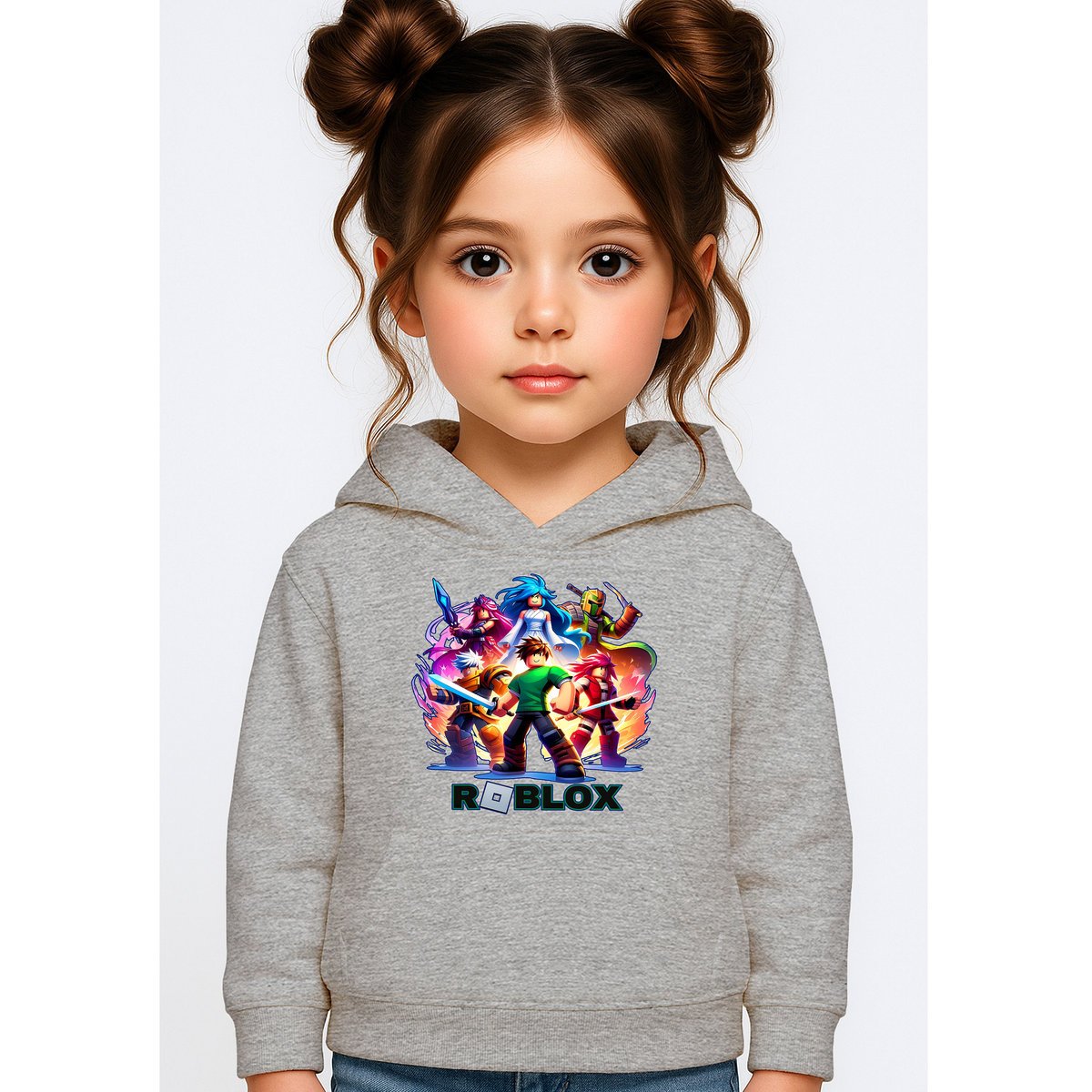 BLUZA DZIECIĘCA Z KAPTUREM ROBLOX 134-140 DLA DZIECKA PREZENT