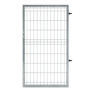 Furtka Modus 100x170 cm prawa srebrna Naterial - Ogrodzenia - miniaturka - grafika 1