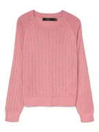 Swetry damskie - Vero Moda Sweter w kolorze jasnoróżowym - miniaturka - grafika 1