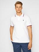 Koszulki męskie - Ralph Lauren Polo Polo Classics 710842621002 Biały Slim Fit - miniaturka - grafika 1