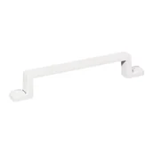 Meble modułowe i akcesoria - Schwinn Uchwyt meblowy biały półmatat rozstaw 128 mm - miniaturka - grafika 1