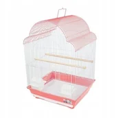 Klatki i wyposażenie dla ptaków - Klatka dla ptak�w, ciemnor�owa, wym. 40.6 x 36 x 58cm - miniaturka - grafika 1