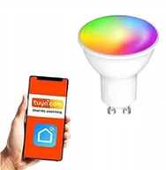 Żarówki LED - Inteligentna Żarówka Led WiFi Smart Tuya GU10 6W Rgb Cct Wielokolorowa - miniaturka - grafika 1