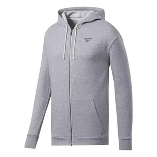 Bluza sportowa męska Reebok TE FT FZ Hoodie - Bluzy sportowe męskie - miniaturka - grafika 1