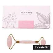 Rollery do masażu - Alkmie Alkmie Pretty In Pink Liftingująco - chłodzący roller do twarzy z różowego kwarcu 1 szt - miniaturka - grafika 1