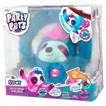 Tm Toys Party Pets - Slowy Leniwiec turkusowy - Zabawki interaktywne dla dzieci - miniaturka - grafika 2