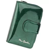 Portfele - Pierre Cardin, Portfel skórzany damski, 02, Leaf 115, zielony, mały - miniaturka - grafika 1