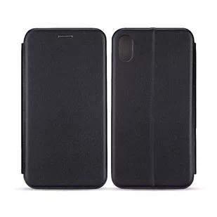 NoName Etui Book Magnetic iPhone Xr czarny/blac k - Etui i futerały do telefonów - miniaturka - grafika 1