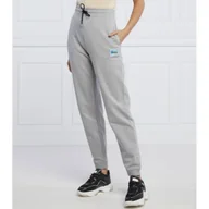 Dresy damskie - HUGO Spodnie dresowe Dachib | Regular Fit | mid rise - miniaturka - grafika 1