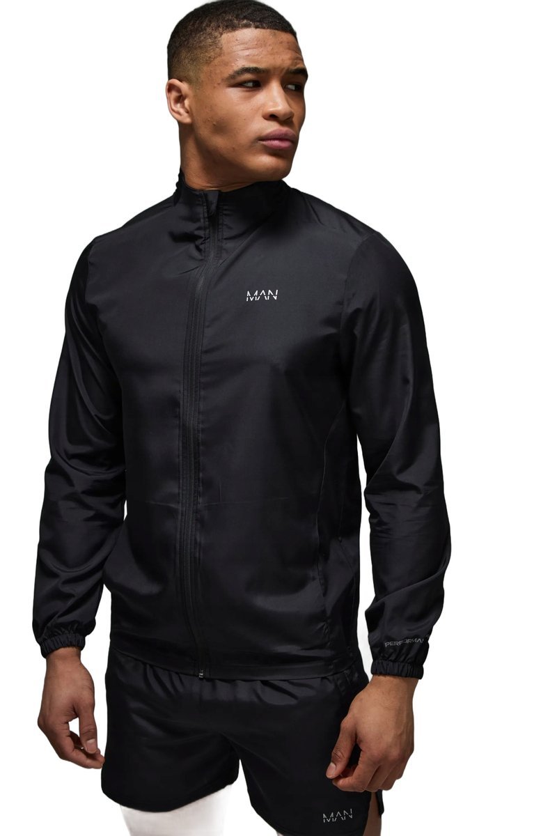 BOOHOOMAN CZARNA MĘSKA KURTKA SOFTSHELL Z ZAMKIEM XXL Z3A*