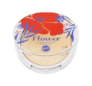Bell Puder Prasowany Blossom Meadow Flower Illuminating Powder 001 Camelia Blossom, 10,5g - Pudry do twarzy - miniaturka - grafika 1